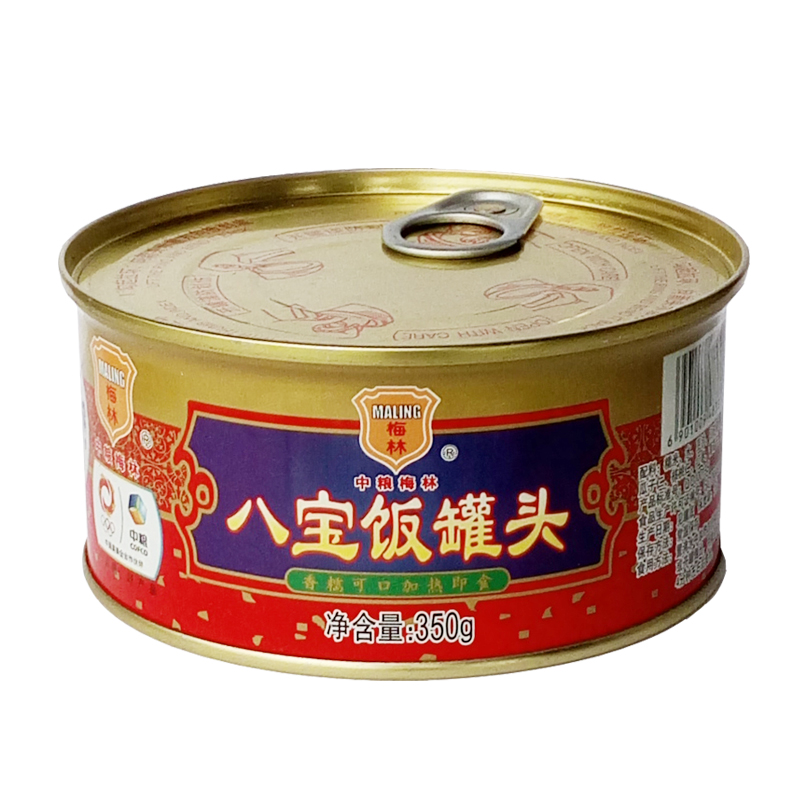 中粮梅林八宝饭罐头350g